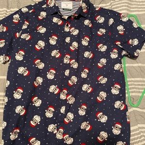 Santa button up